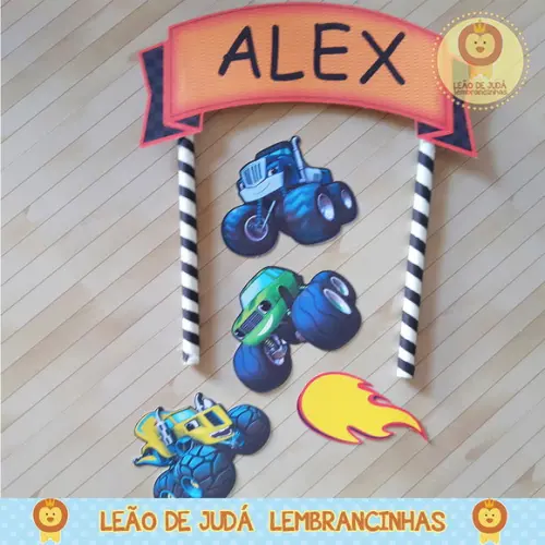 TOPO DE BOLO Blaze and the Monster Machines
