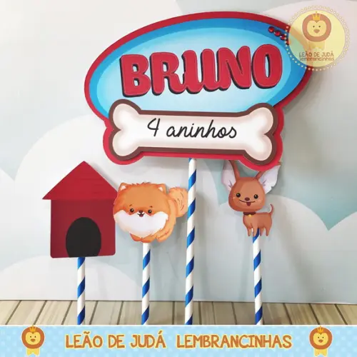 TOPO DE BOLO Cachorrinho