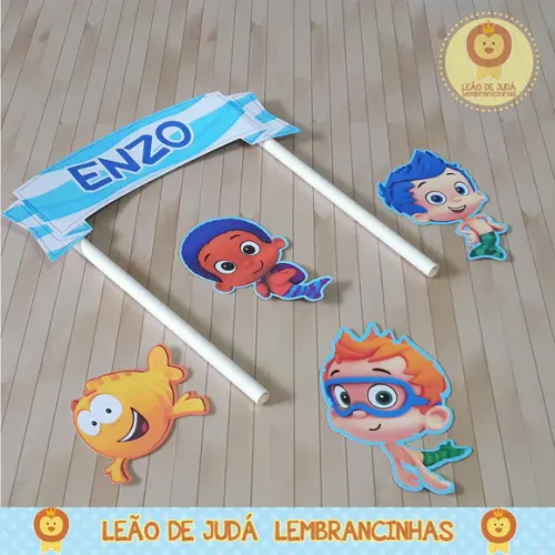 TOPO DE BOLO bubble guppies