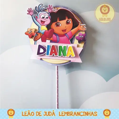 TOPO DE BOLO dora aventureira