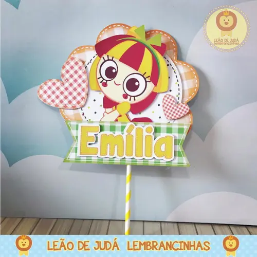 Topo de Bolo Emilia