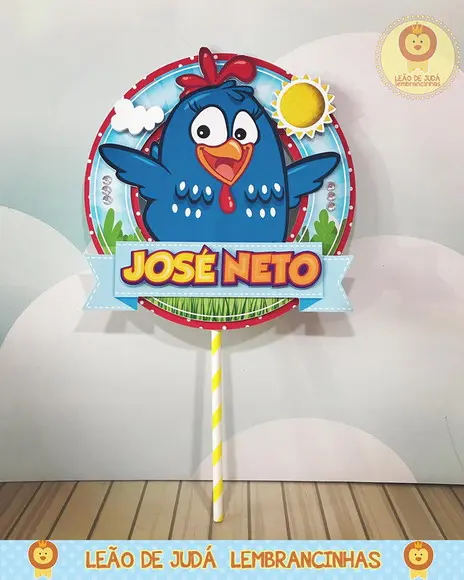 TOPO DE BOLO galinha pintadinha