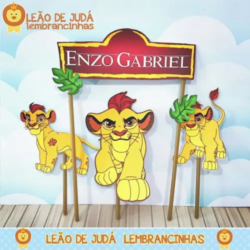 TOPO DE BOLO GUARDA DO LEÃO