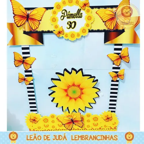 TOPO DE BOLO Girassol
