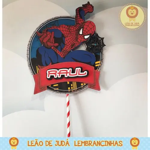 TOPO DE BOLO homem aranha