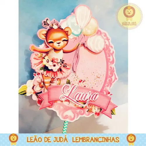 TOPO DE BOLO jardim das ursas