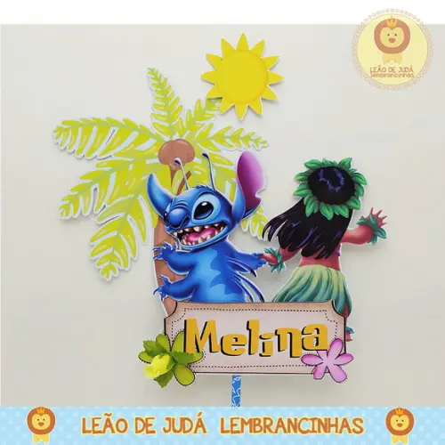 TOPO DE BOLO lilo stitch