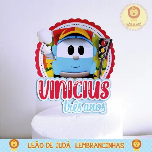 TOPO DE BOLO léo o caminhão