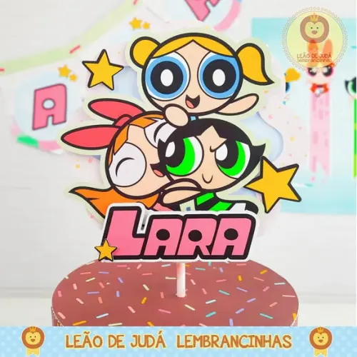 Topo de Bolo Meninas Super Poderosas