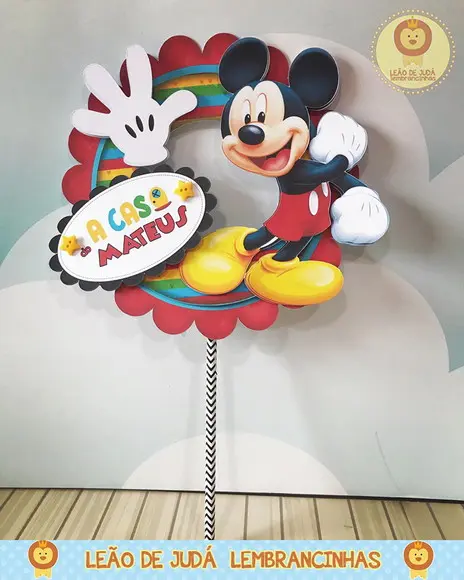 TOPO DE BOLO mickey