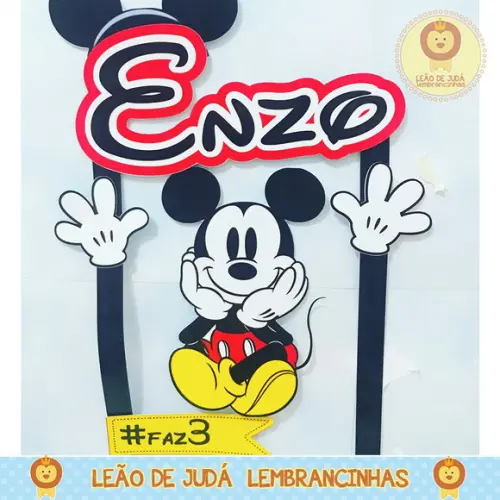 TOPO DE BOLO MICKEY