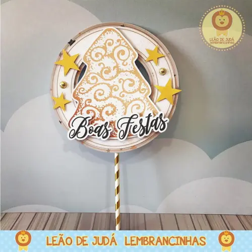 TOPO DE BOLO natal
