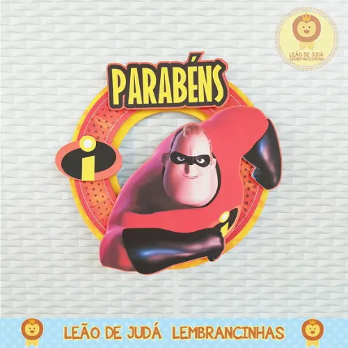 TOPO DE BOLO os incríveis