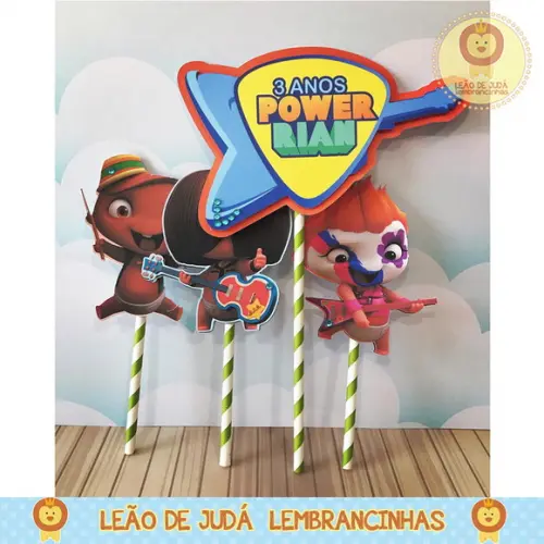 TOPO DE BOLO power rockers