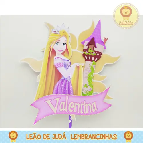 TOPO DE BOLO rapunzel