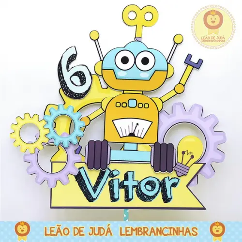 TOPO DE BOLO robô
