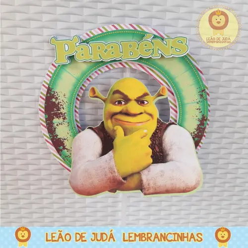 TOPO DE BOLO shrek