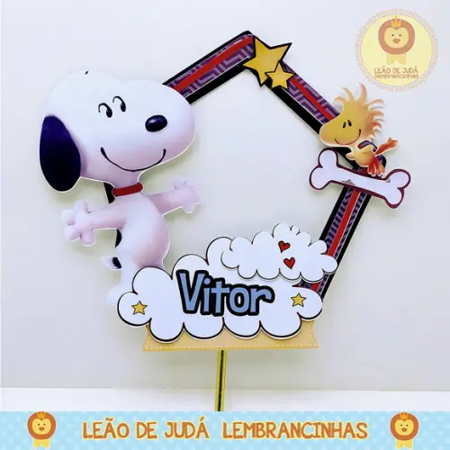 TOPO DE BOLO snoopy