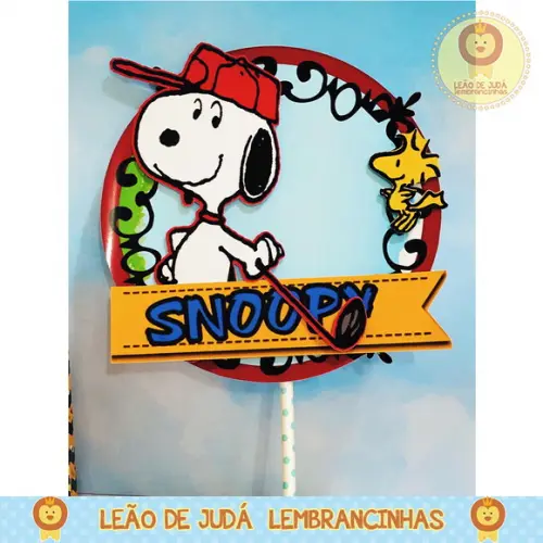 TOPO DE BOLO snoopy