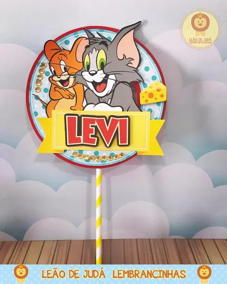 TOPO DE BOLO tom e jerry