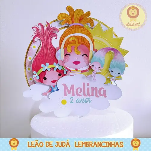 TOPO DE BOLO trolls