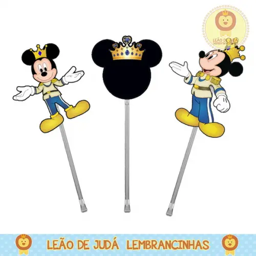 Topper para Docinho Tema Mickey Realeza