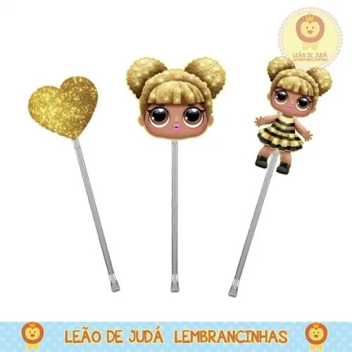 Topper para Docinho Tema Lol Queen Bee