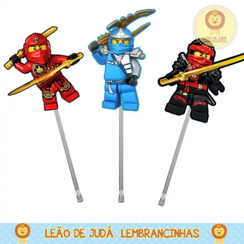 Topper para Docinho Tema Ninjago