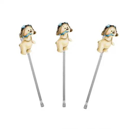 Topper para Docinhos Tema Aviador 50 Unidades