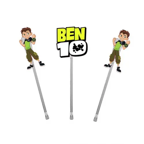 Topper para Docinhos Tema Ben 10 50 Unidades