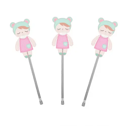 Topper para Docinhos Tema Metoo Doll 50 Unidades