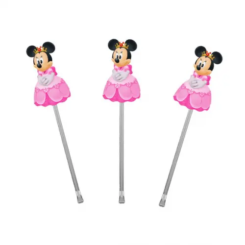 Topper para Docinhos Tema Minnie Realeza 50 Unidades