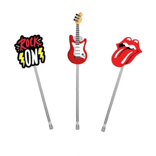 Topper para Docinhos Tema Rock