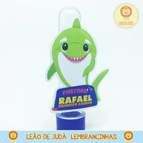 Tubete 13cm tema baby shark