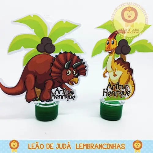 Tubete 13cm tema Dinossauro