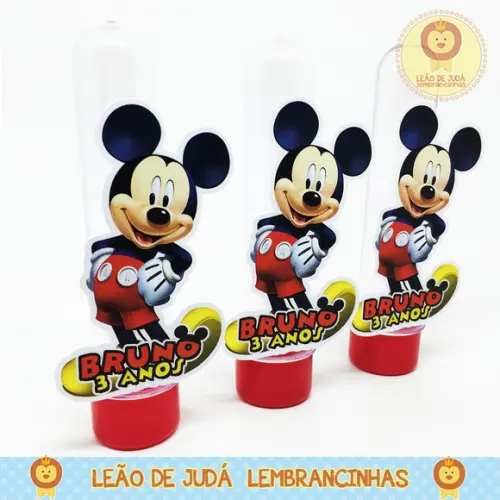 Tubete 13cm tema mickey