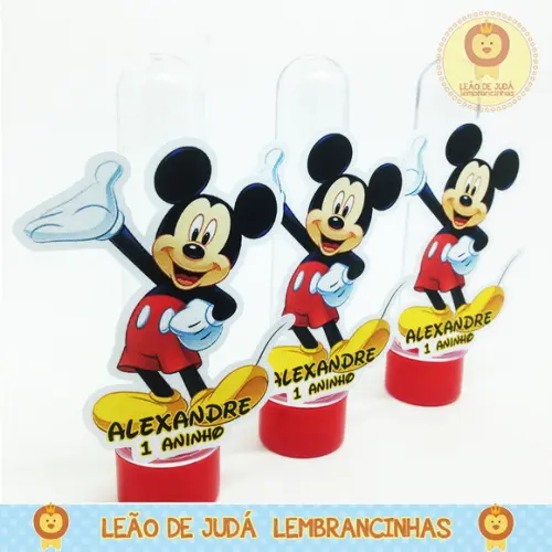 Tubete 13cm tema Mickey modelo 3