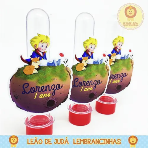 Tubete 13cm tema Pequeno Príncipe