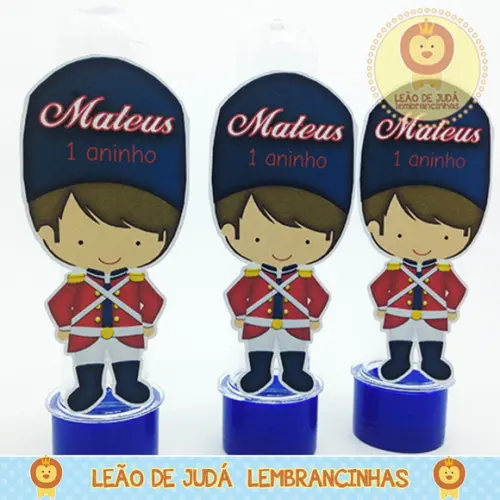 Tubete 13cm tema Soldadinho de Chumbo