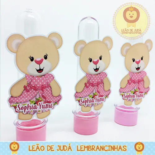 Tubete 13cm tema Ursa