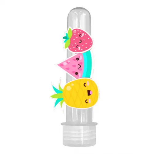 Tubete Lembrancinha Personalizada Tema Frutas Kawaii