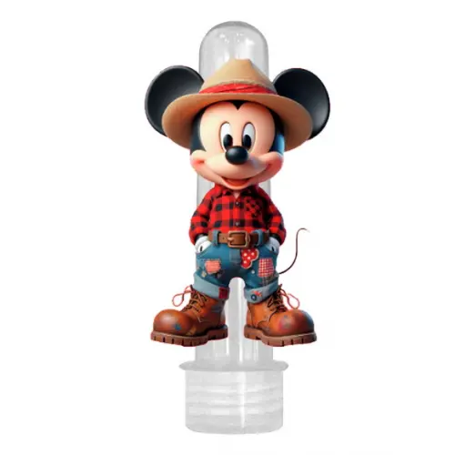 Tubete Lembrancinha Personalizada Tema Mickey Fazendeiro