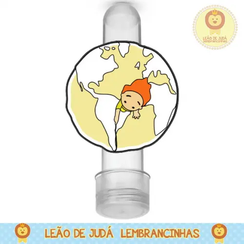 Tubete personalizado tema aquarela toquinho