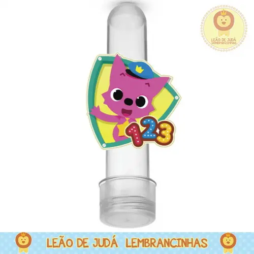 Tubete personalizado tema baby shark