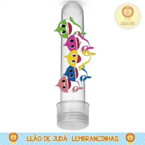 Tubete personalizado tema baby shark
