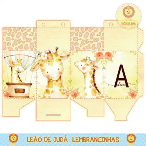 .caixa Milk Girafinha