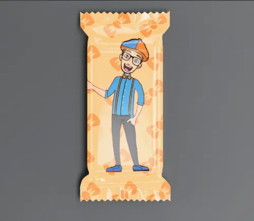 Bala Lembrancinha Personalizada para Festa Blippi