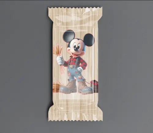 Bala Lembrancinha Personalizada para Festa Mickey Fazendeiro