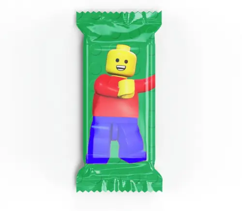 Bala Lembrancinha Personalizada para Festa Tema Lego