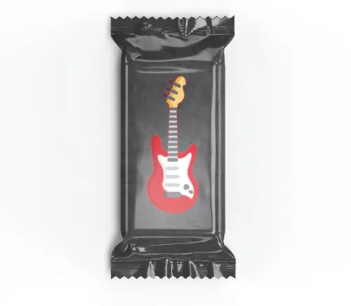 Bala Lembrancinha Personalizada para Festa Tema Rock